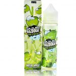 GREEN APPLE ICE SOUR STRAWS - BAZOOKA